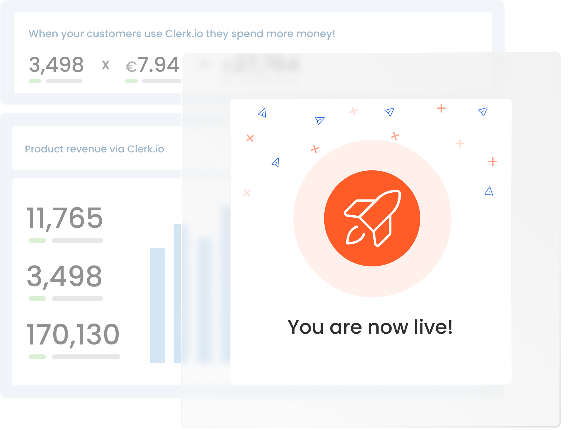You are now live! illustration