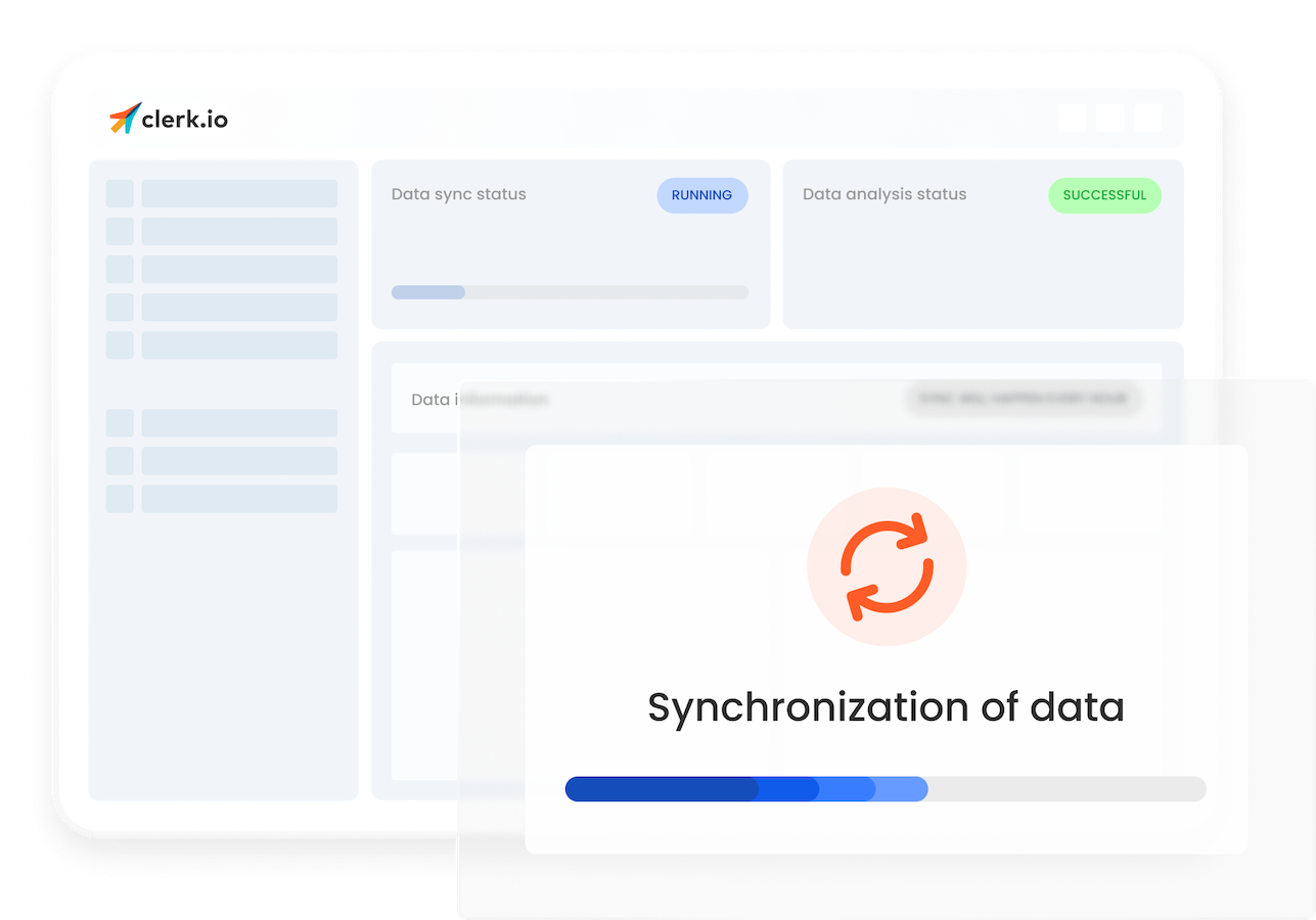  Synchronization of data 