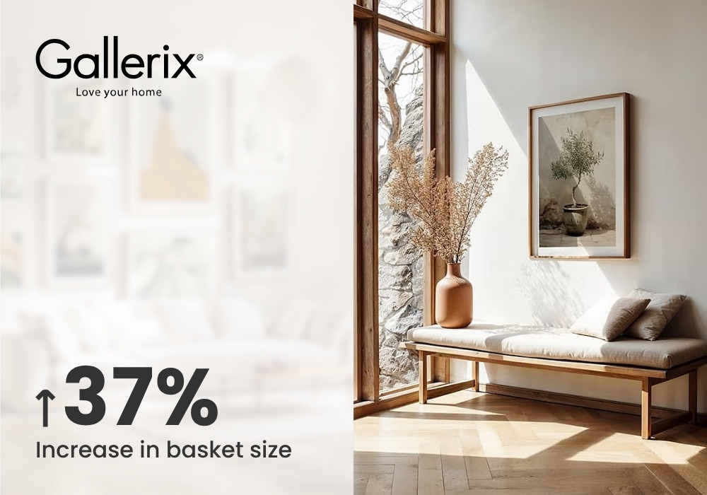 Gallerix: How they achieved a 25% increase in average order value