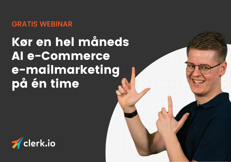 Kør en hel måneds AI e-Commerce e-mailmarketing på én time