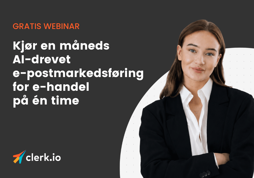 Kjør en måneds AI-drevet e-postmarkedsføring for e-handel på én time